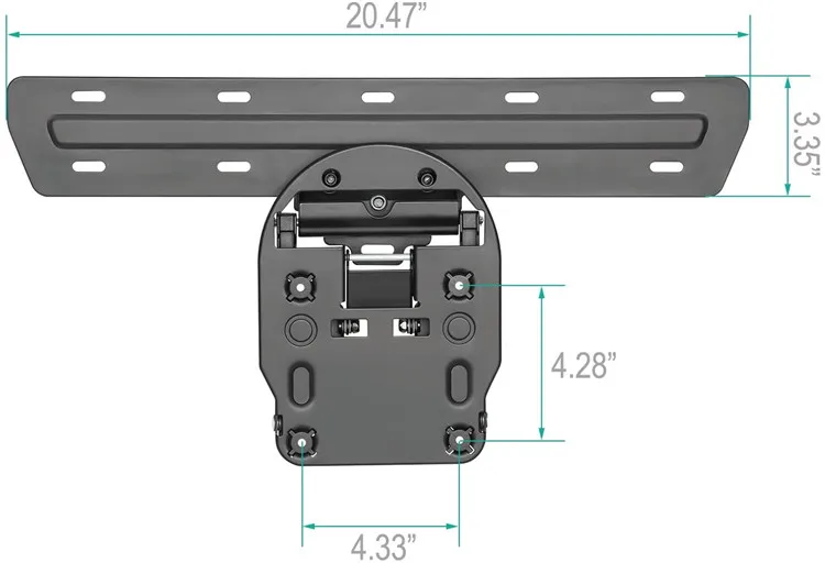 Micro Gap TV Wall Mount Bracket for 49 to 65 inch Samsung Q7 Q8 Q9 Flat and Curved TV