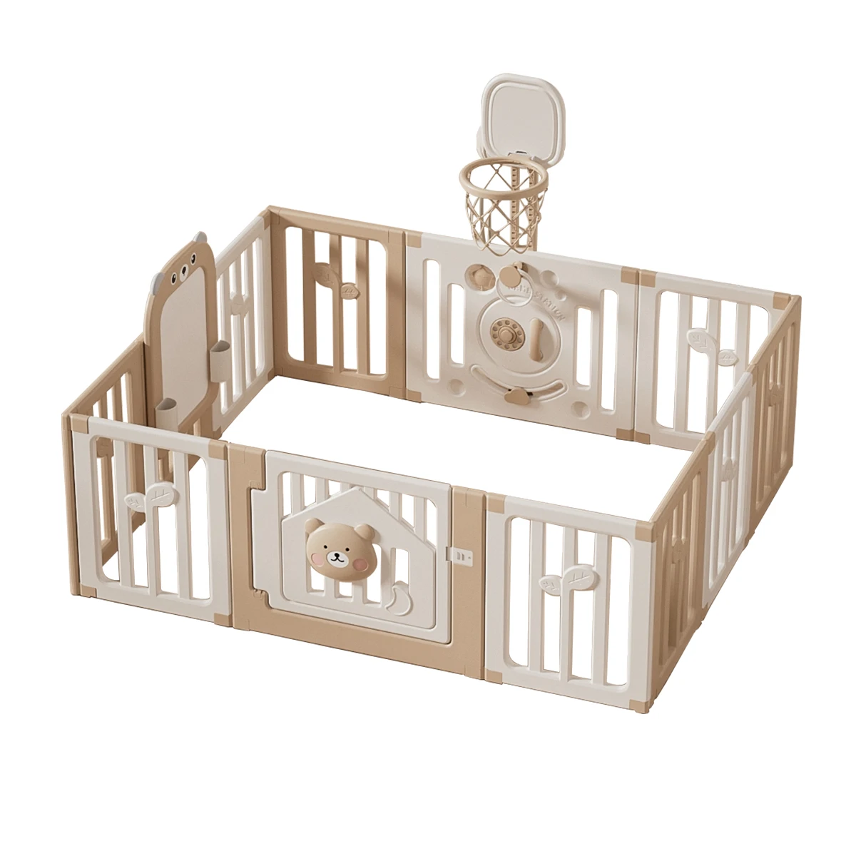 Baby Playpen Multi-Combination Toddler Play Yard Indoor Foldable Game Play Yard Safety Plastic Fence For Children