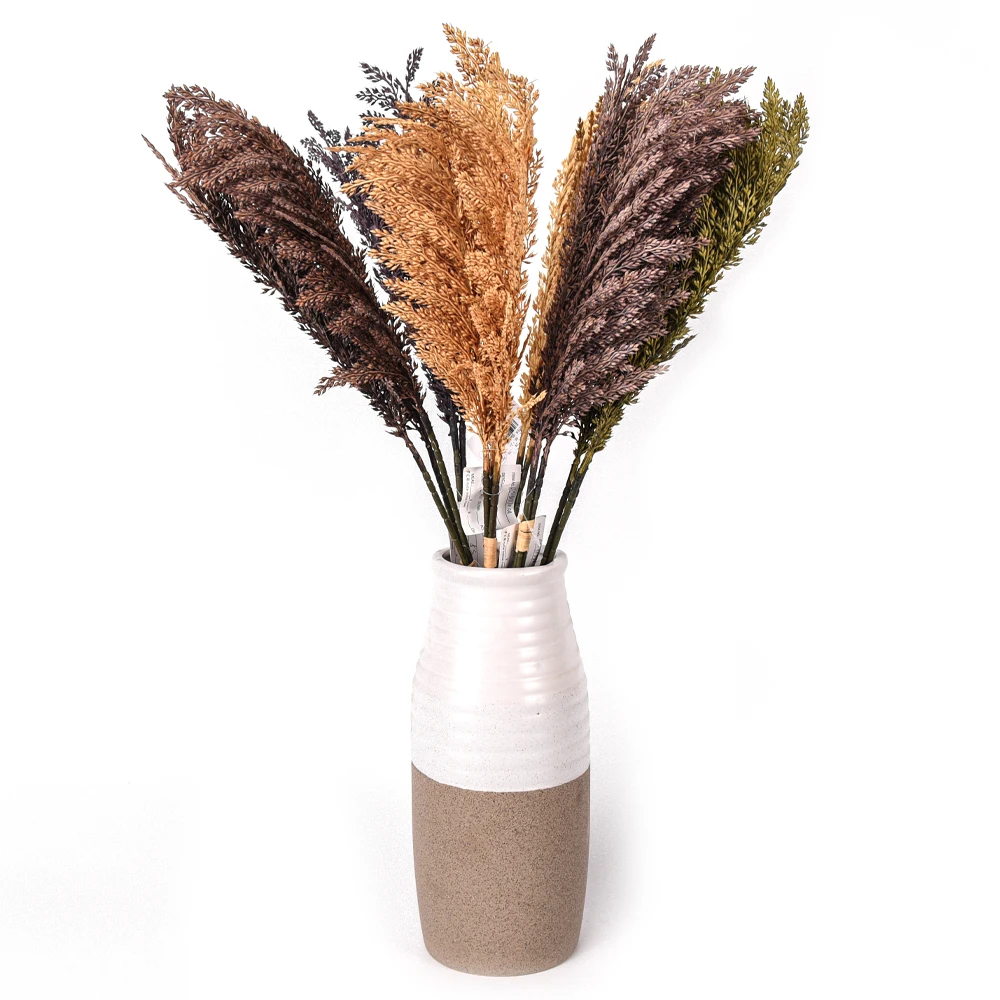Wholesale home decor artificial ear of wheat gold wheat spike dried flower bouquet