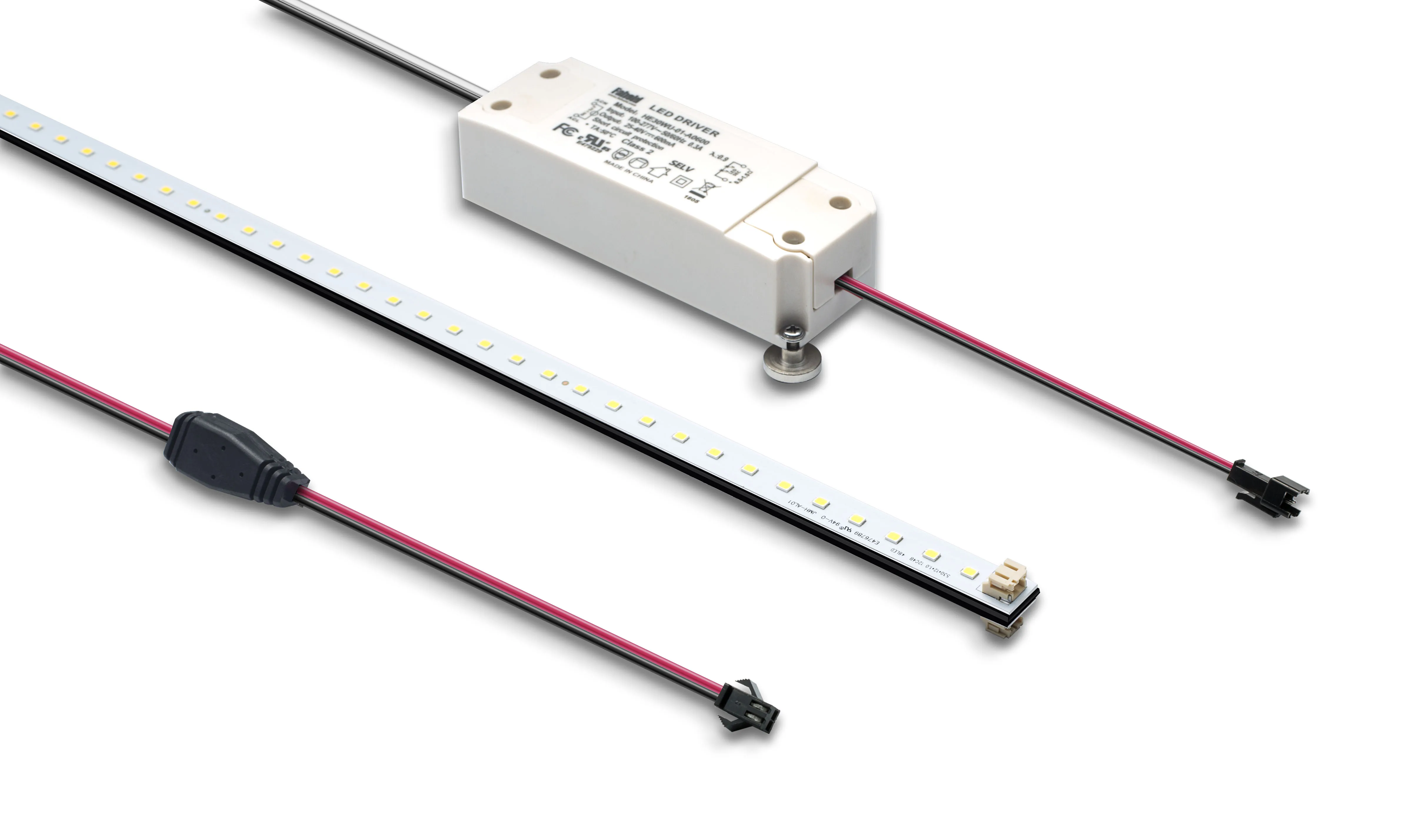 DLC Approved Magnetic LED Strip Light 48W 6750lm Troffer Retrofit Kit LED Strips Bluetooth mesh smart control optional