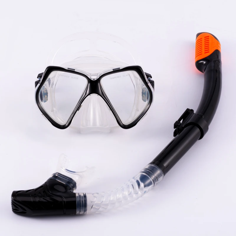 Easy breath oem/odm scuba diving equipment full face diving mask and snorkel set diving