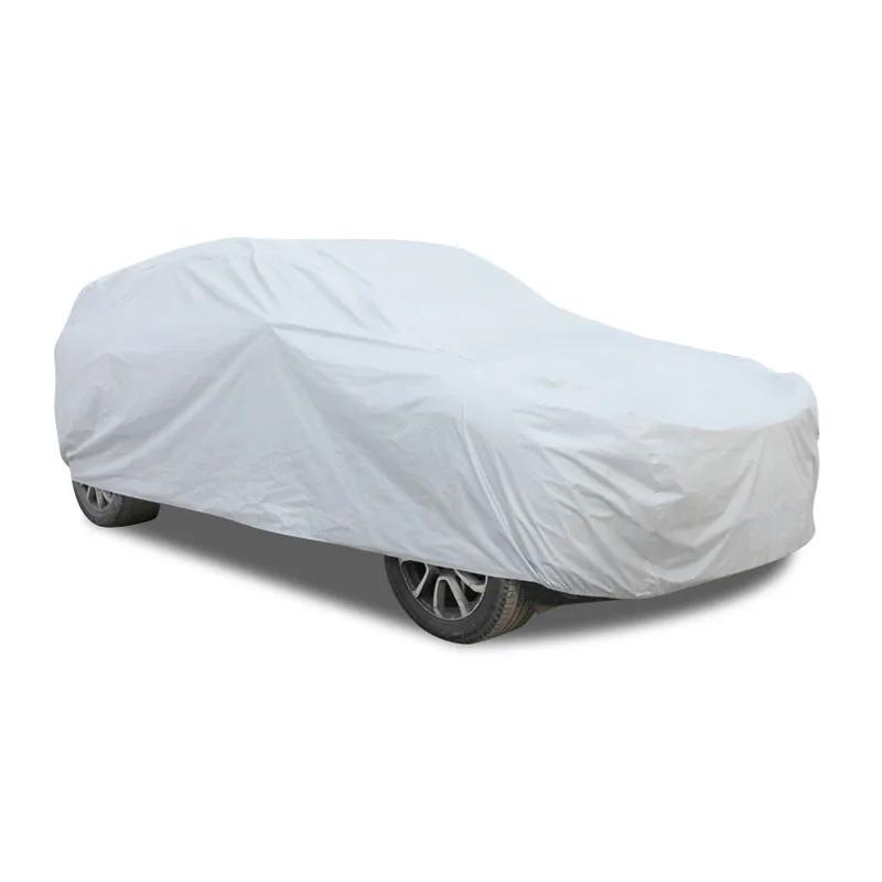 Monolayer PEVA Four Seasons All Weather Weatherproof Dustproof Outdoor Fitting Padded Premium Car Cover