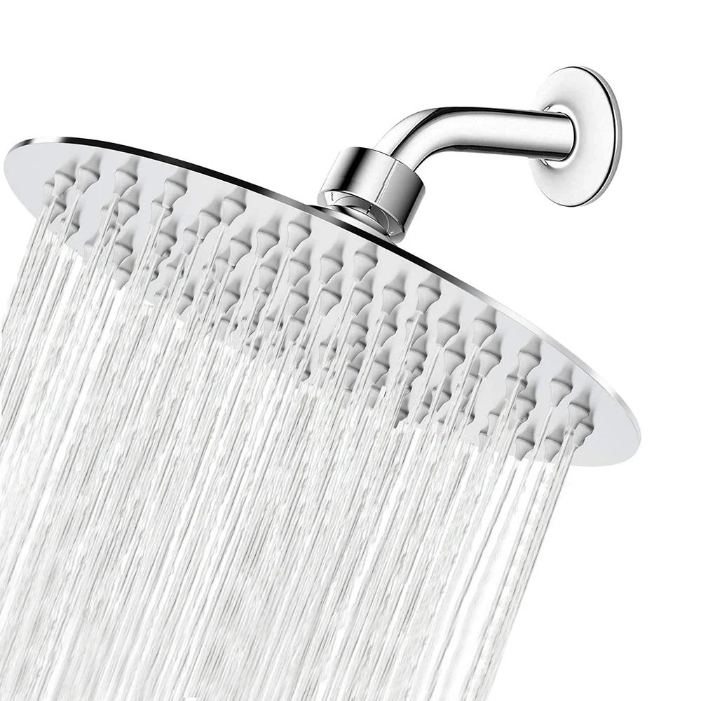 Awesome Shower Experience Ultra-thin Design High Pressure 8 Inch 304 Steel Rainfall Rain Showerhead