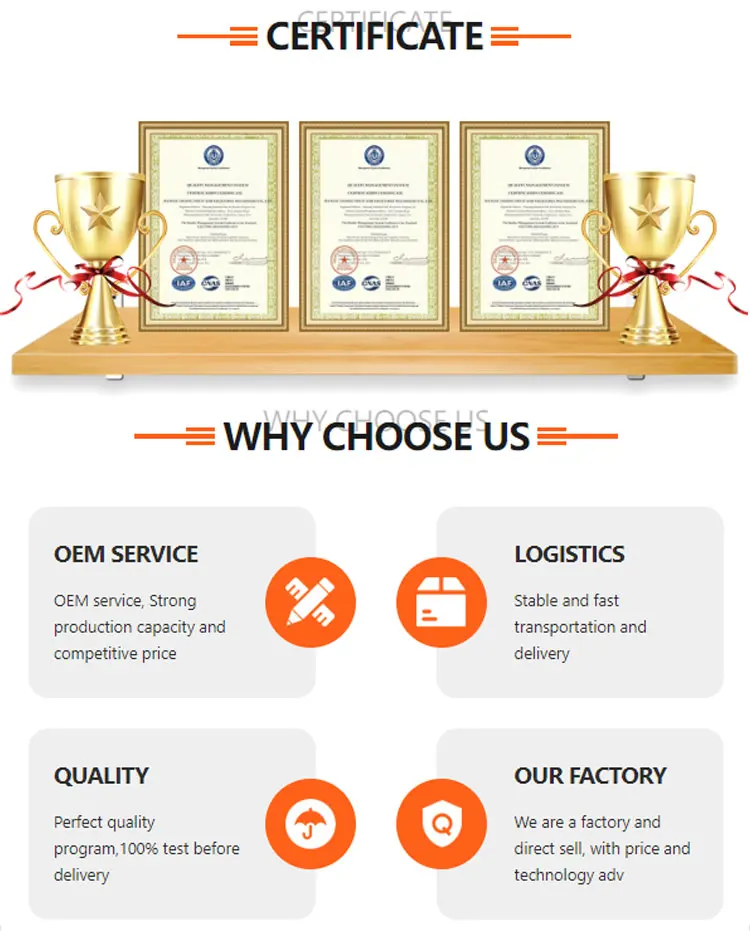 certficate and why choose us