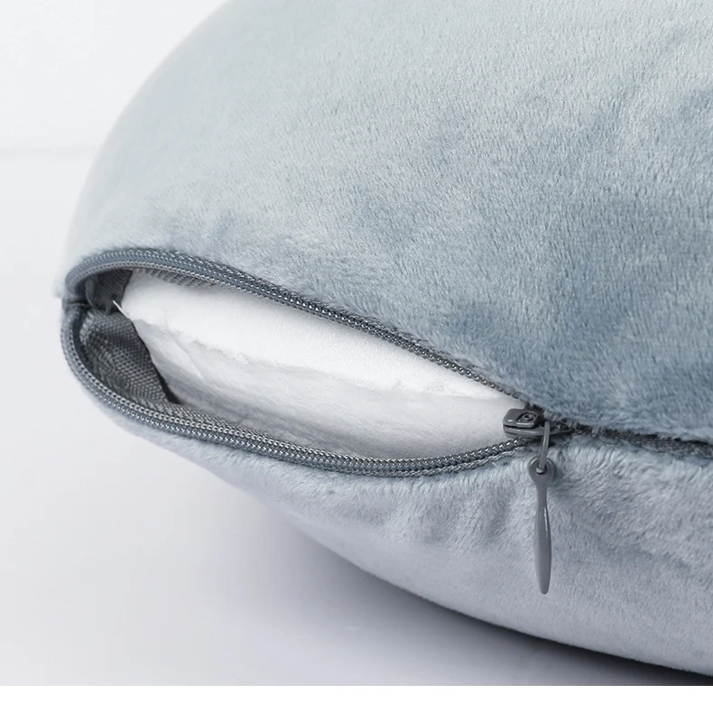 Wholesale cheap spot goods Soft Plush Memory Foam Car Travel  Neck Pillow