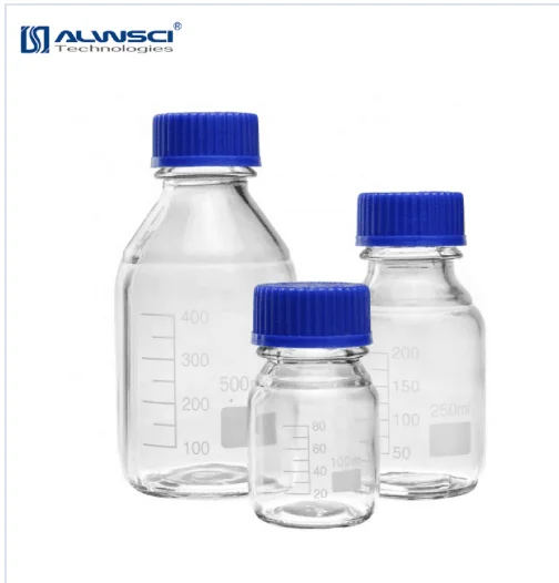 Реагент из боросиликатного стекла GL45 бутылка 100 мл 250 500 1000