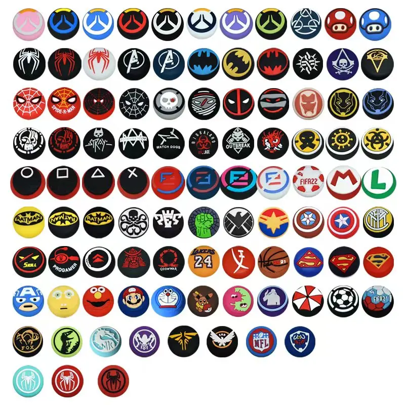 Controller Thumbstick Analog Joystick Silicone Cover Thumb Stick Grip Cap replacement For Xbox one series x s PS4 PS5 Controller