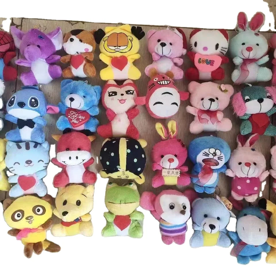 Factory Cheap grab machine 10-15cm Plush toys, claw machine doll, plush stuffed animal toys for crane machine