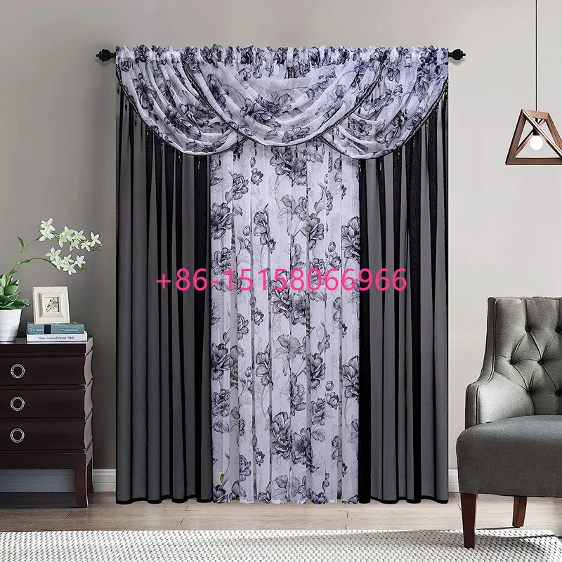Elegant Window Panels for Bedroom and Living Room New luxury window curtains
