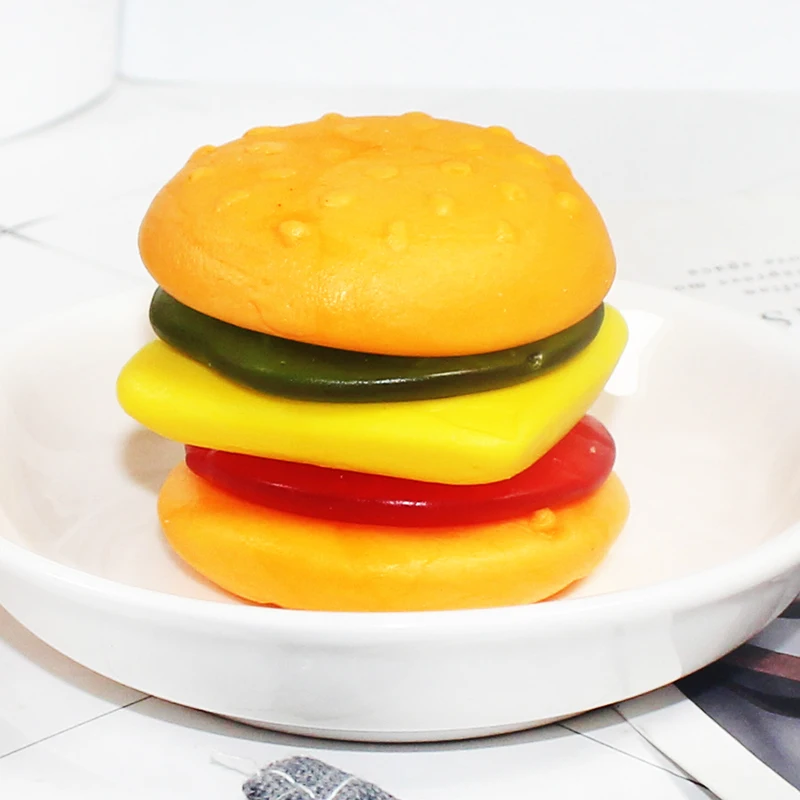 Popular Gummy Snack Fruit Gummy Candy Sweet and Sour Hamburger Gummy Candy