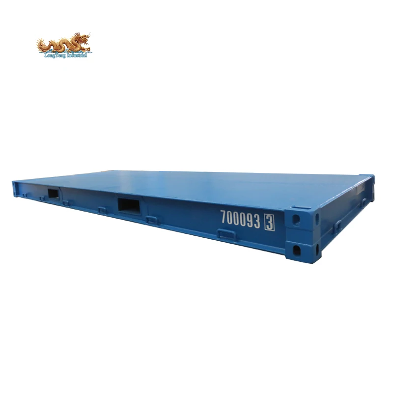 Сертификат CSC основание для контейнеров стальной пол 20 футов транспортная контейнерная платформа продажи