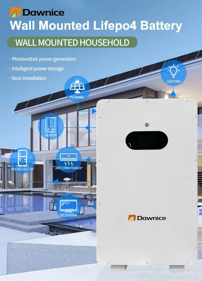 Wall Mounted Power Storage Simple Installed 5KWH 10KWH 15KWH  Lithium Iron Phosphate Battery Pack