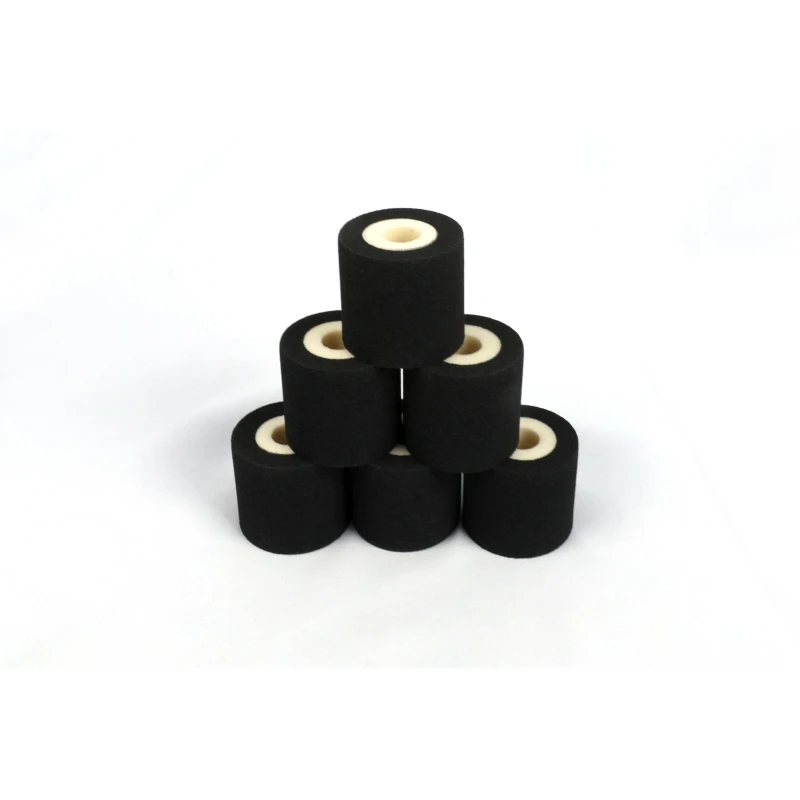 36mm*16mm Date Number Print Hot Stamping Coder Ink Roll Transfer Printing Black Solid Hot Ink Roller
