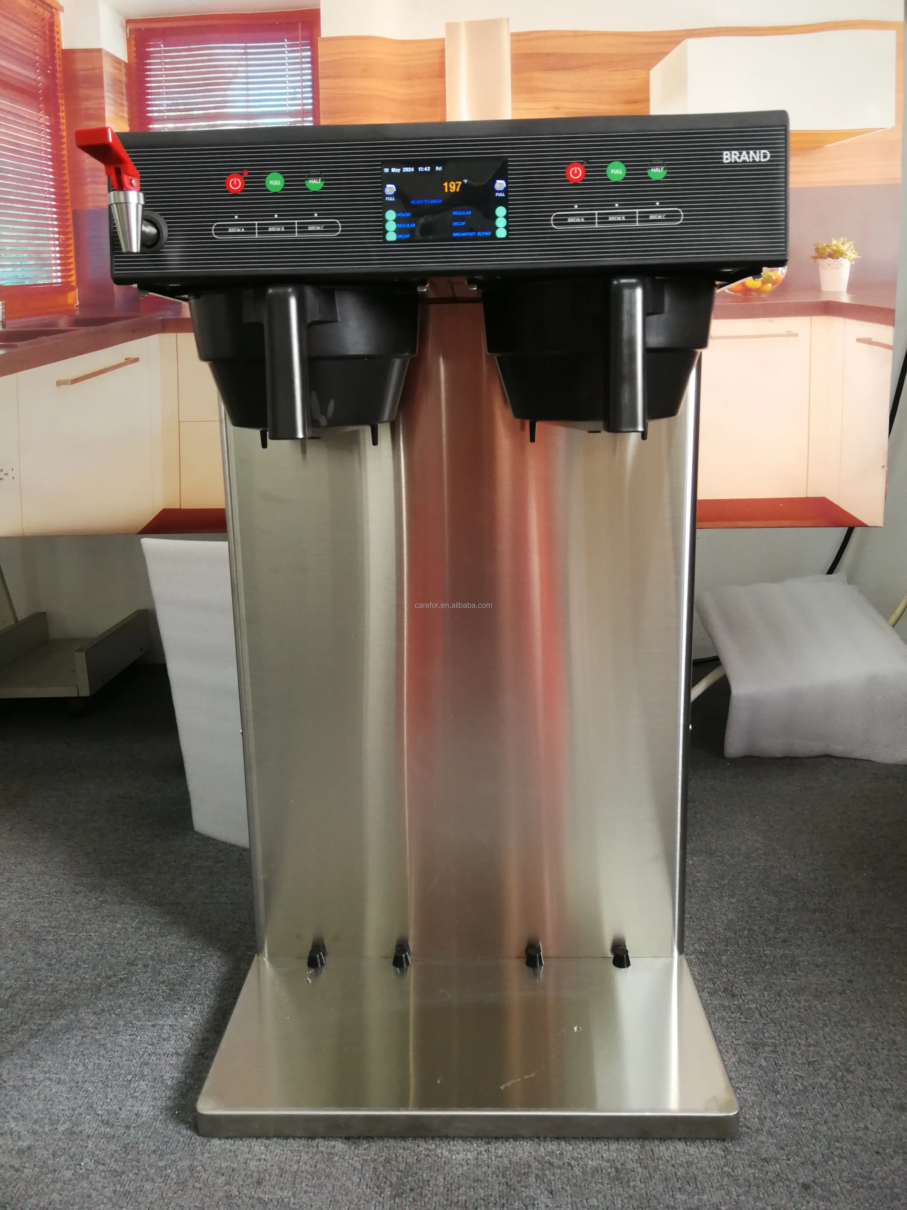 Итальянская Кофеварка из нержавеющей стали с автоматическим Измельчением