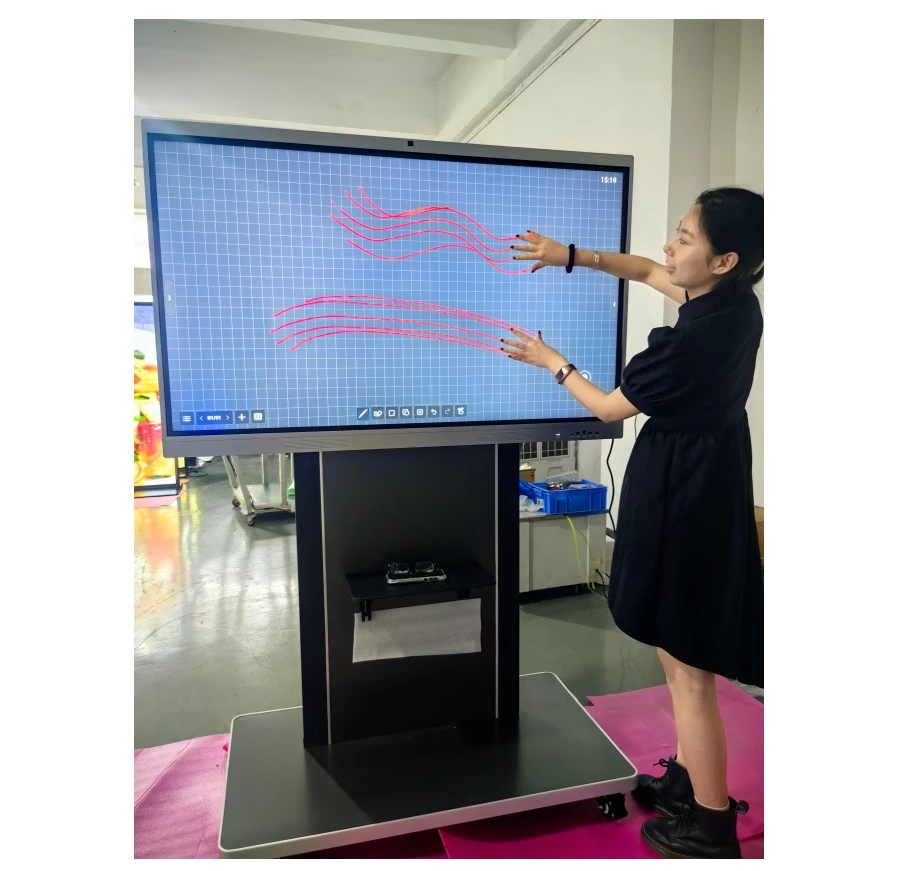 65 75 85  Inch School Smart Board All In One Lcd Multi Touch Interactive Whiteboard Smart Board For Classroom