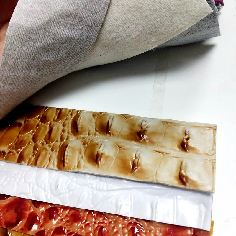 crocodile synthetic leather for bags, purse and sofa