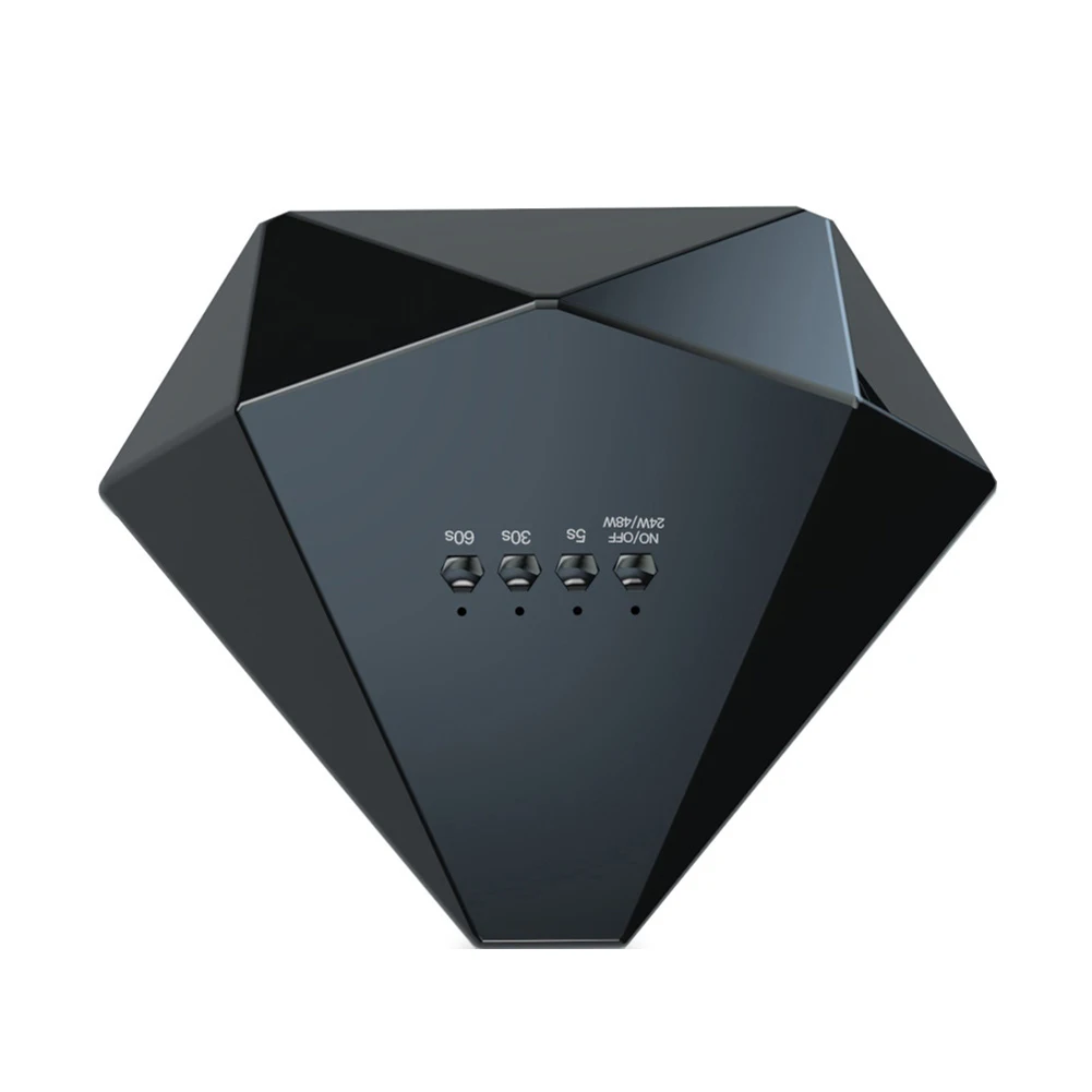 5S 30S 60S Timer Auto Sensor Lamp For Manicure Black Diamond Shape 48W LED UV Lamp Nail Dryer Gel Polish Drying Lamp