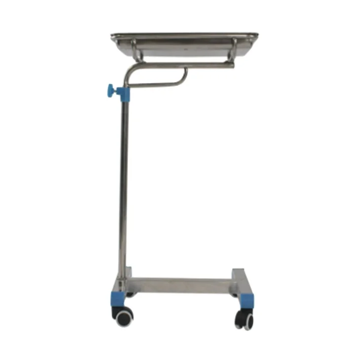 Medical Stainless Steel Hospital Surgical Mayo Operation Table Trolley