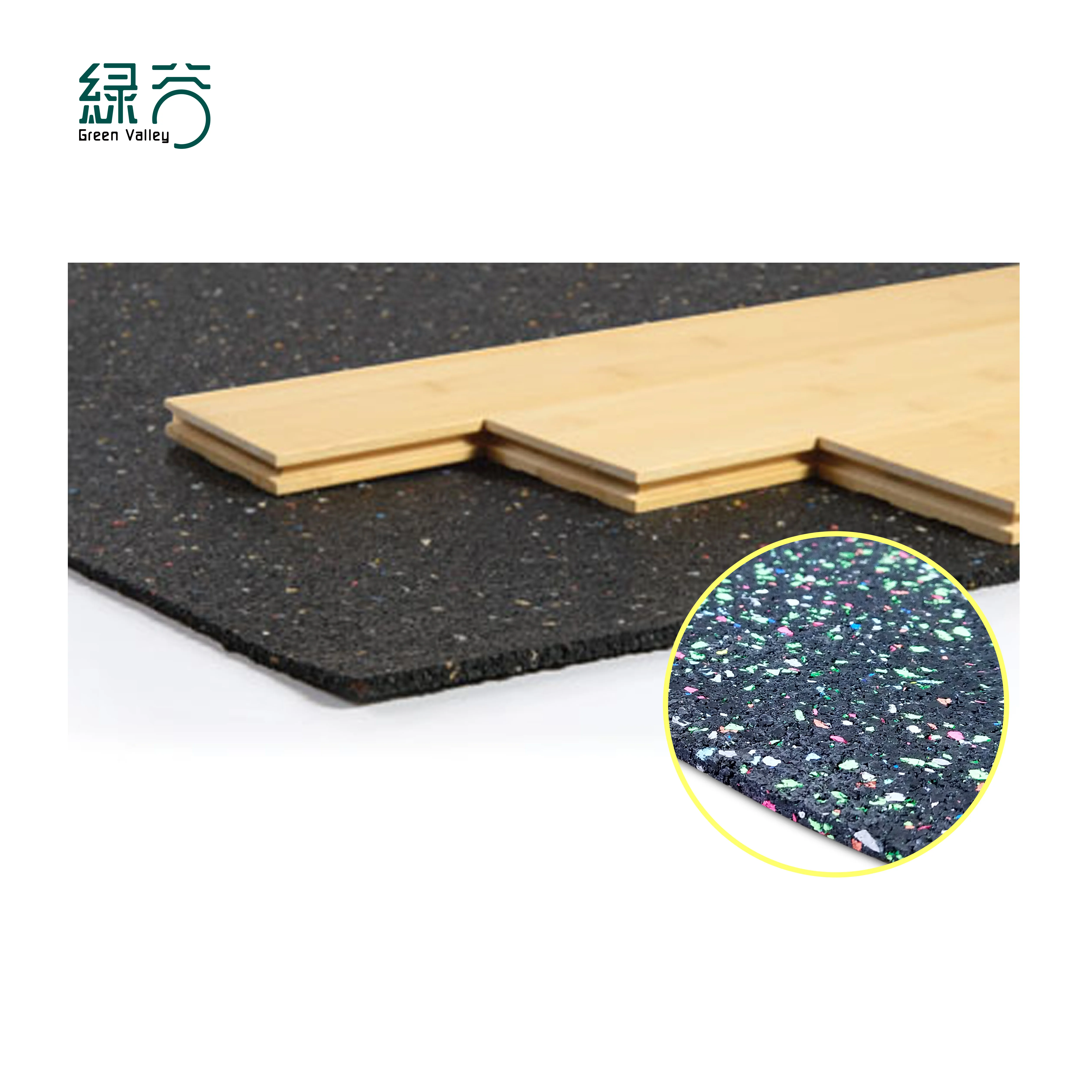 
3-12mm Thickness Noise Insulation Mat Vibration Absorber Underlay sound absorbing mat 