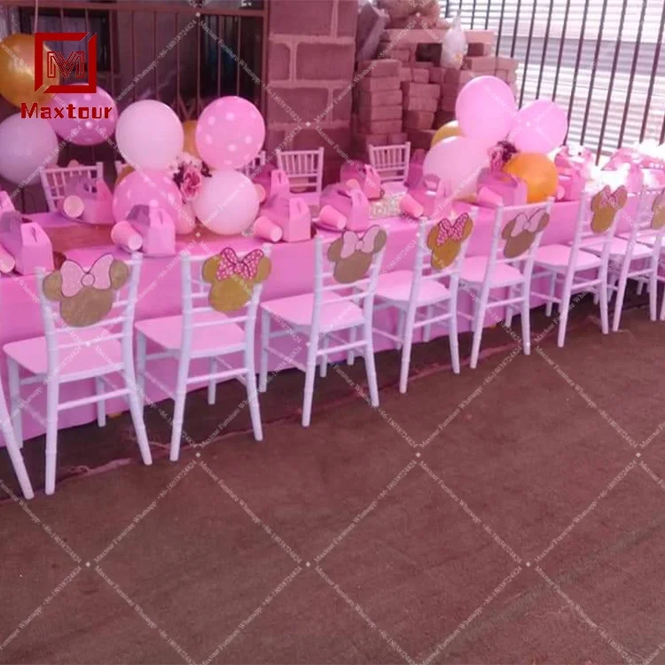 French kids furniture kids chivari chair pink plastic chairs