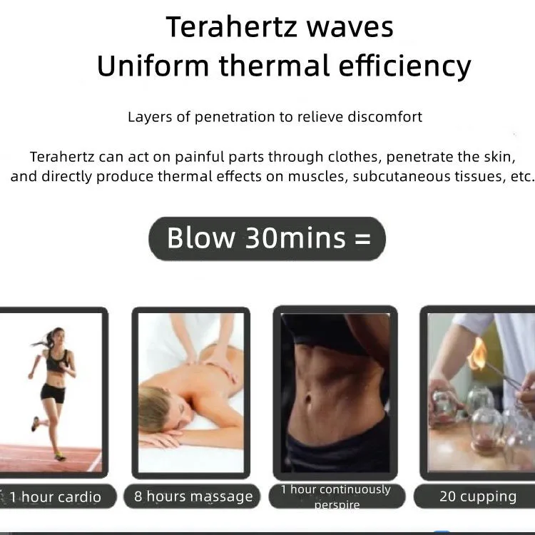 Professional Pain Relief Blue Light Therapy Anion Negative Ions Apparatus terahertz therapy Blower Iteracare Wand