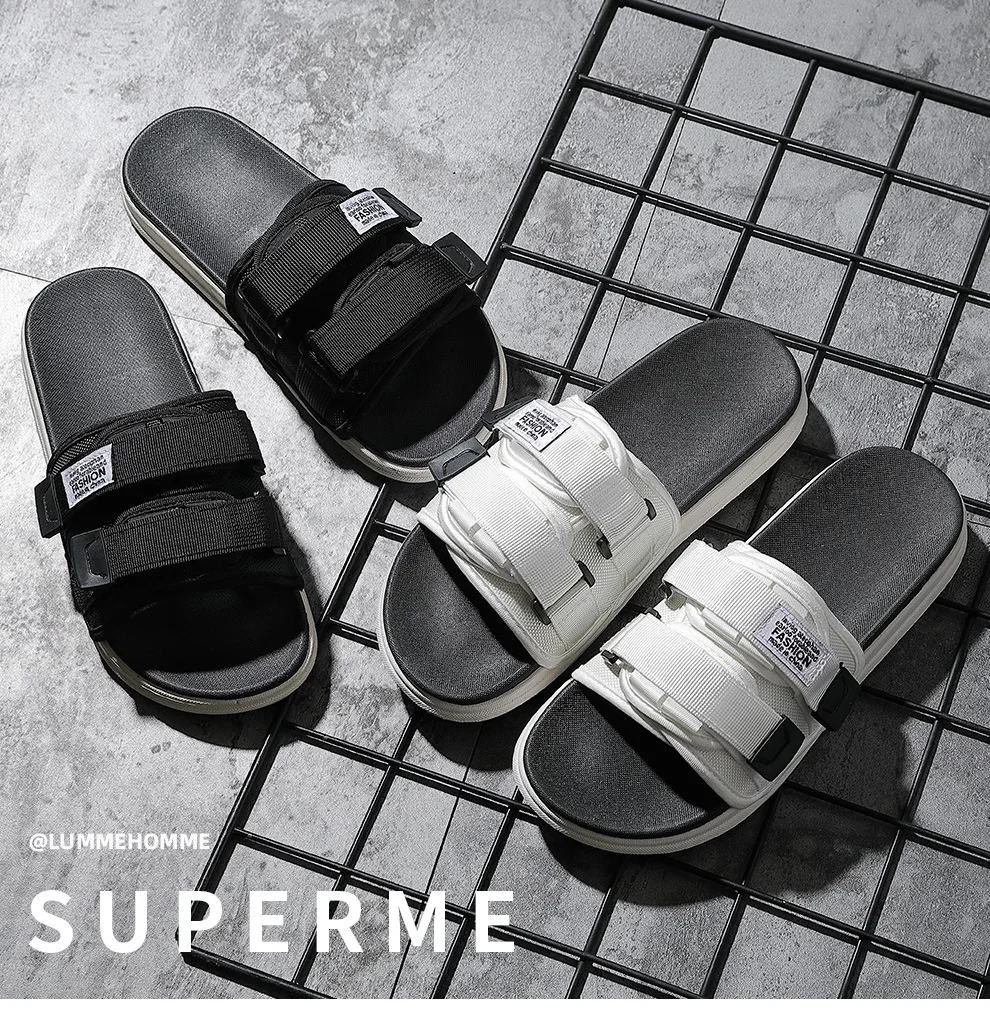 2020 Outdoor Summer Beach Sandals EVA Garden Flat Shoes Open Toe Slippers