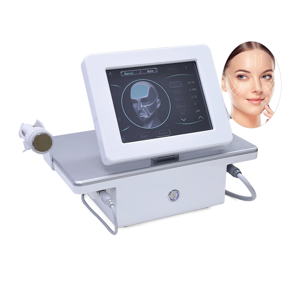 Portable 2in1 morpheusation 8 gold fractional rf skin tightening machine facial and body fractionated radio frequency