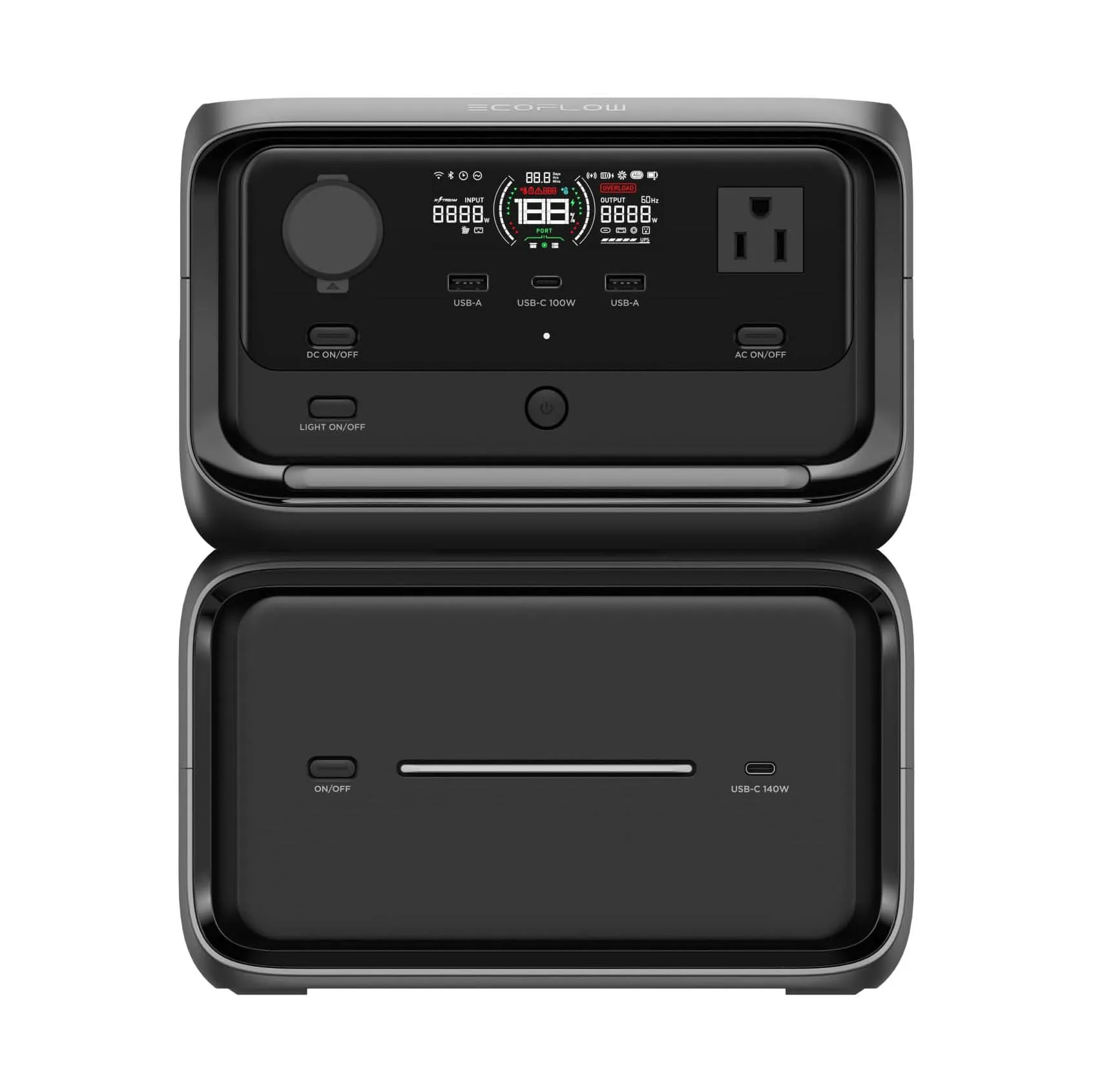 Ecoflow River 3 Max плюс портативный источник питания емкость 858 Wh Gan функция Ups 10 мс Eb может использоваться отдельно