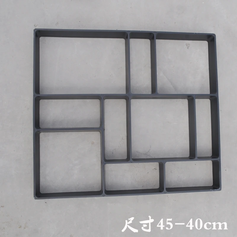 Plastic concrete casting DIY stepping stone paver molds