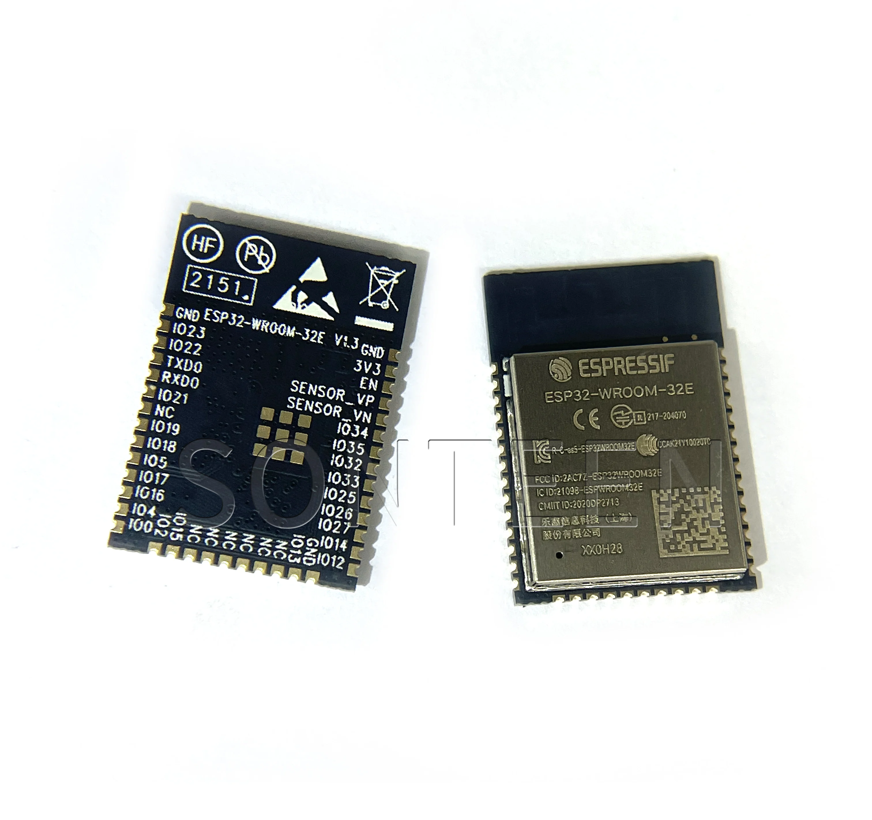 (Electronic Components)Integrated Circuits ESP32 WiFi Modules 4MB 8MB 16MB SPI flash UART mode ESP32-WROOM-32E