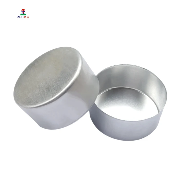 Best Selling Tea Light Candle Wash White Circle Shape Metal Craft  Aluminum Tealight Candle Cup