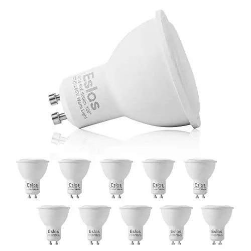 
Eslas New Arrival Free Sample 6W Warm White Cold White GU10 LED Spot Light Bulb for Indoor Lighting 