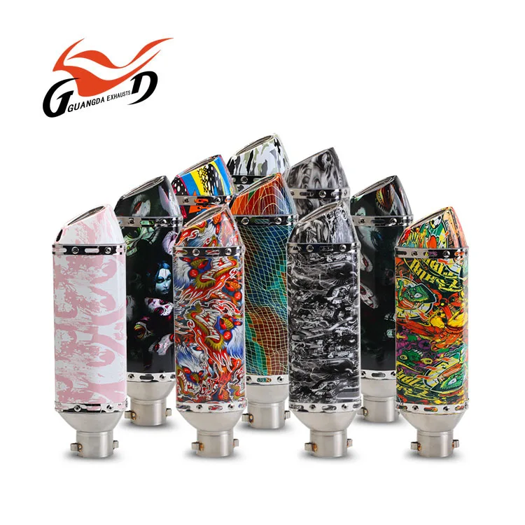 jog 50cc gp v twin motorcycle engine exhaust muffler motorcycle