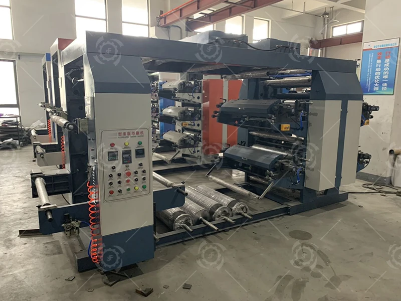 Flexo hdpe ldpe бумага bopp 4 Цветная Пластиковая Пленка Рулонная печатная машина