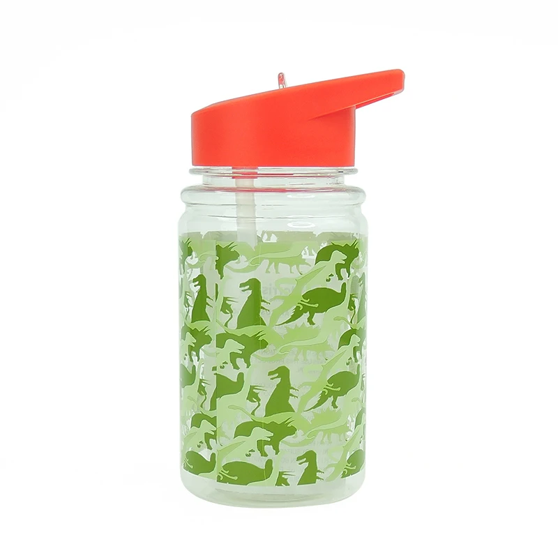 Plastic kids water bottle straw drinking children school bpa free kids drink school cute water bottle