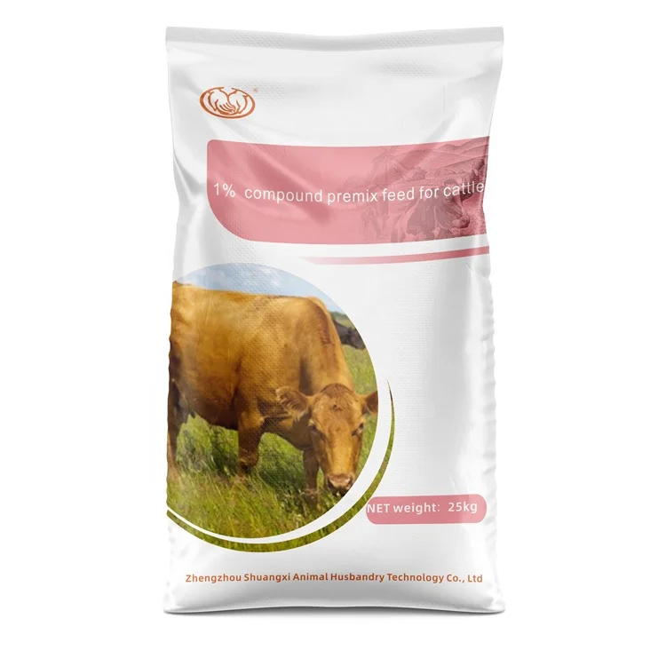 Low price best quality 1%Cow lactation Ruminants 1% cattle compound premixed feed