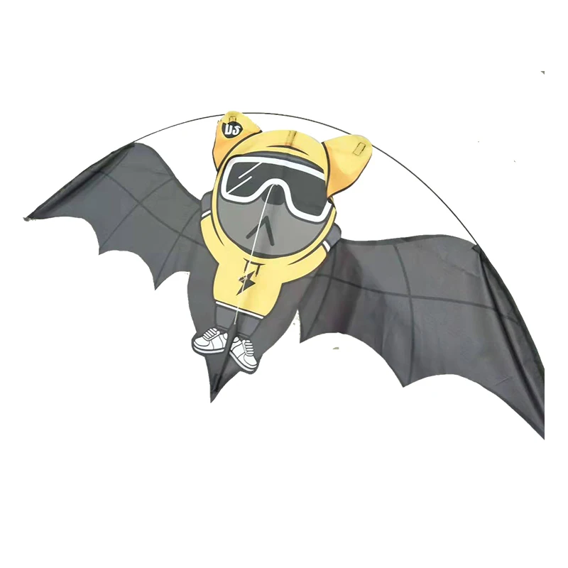Best selling big pocket sled kites flying single line mini bat trainer kite on sale with kites reel