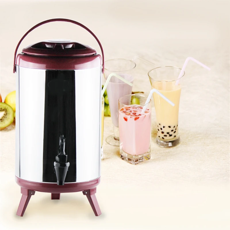 Thermos Bucket With Water Tap 6L Heat Insulation Barrel for Milk Tea