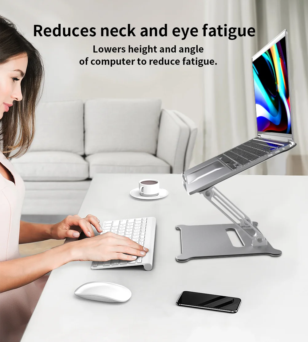 Reading Drawing Stand Aluminum Alloy Lifting Laptop Cooling Stand Tablet Computer Rotating Stand