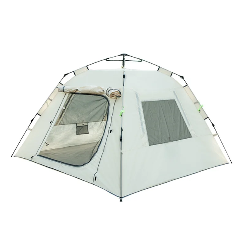 Camping Outdoor Tent Portable Folding Automatic Picnic Vinyl Tent Outdoor Thickened Rainstorm Camping Equipment Waterproof