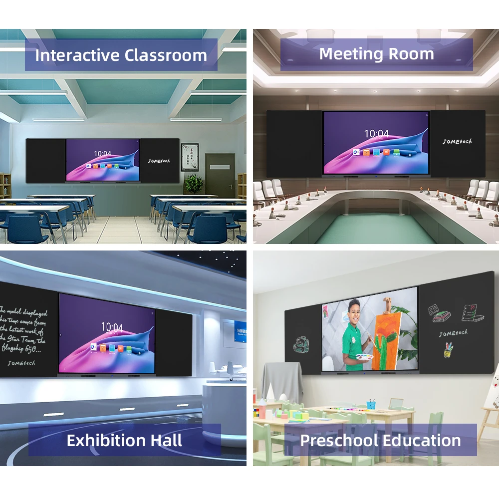 Factory direct selling price popular high definition smart board multimedia display for university classroom school blackboard