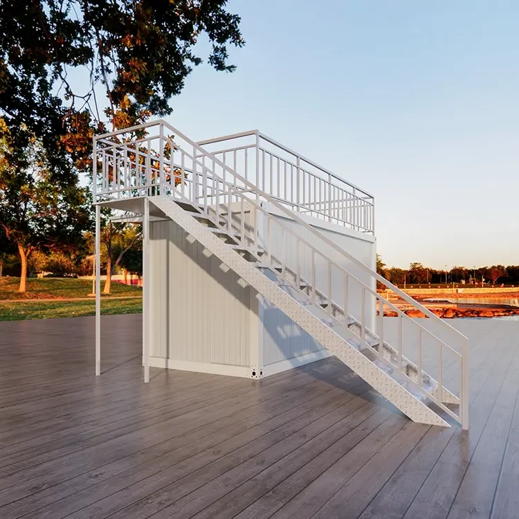 custom luxury modern Qatar prefab 2 3 4 bedroom house china prefabricated cheap flat pack living container home