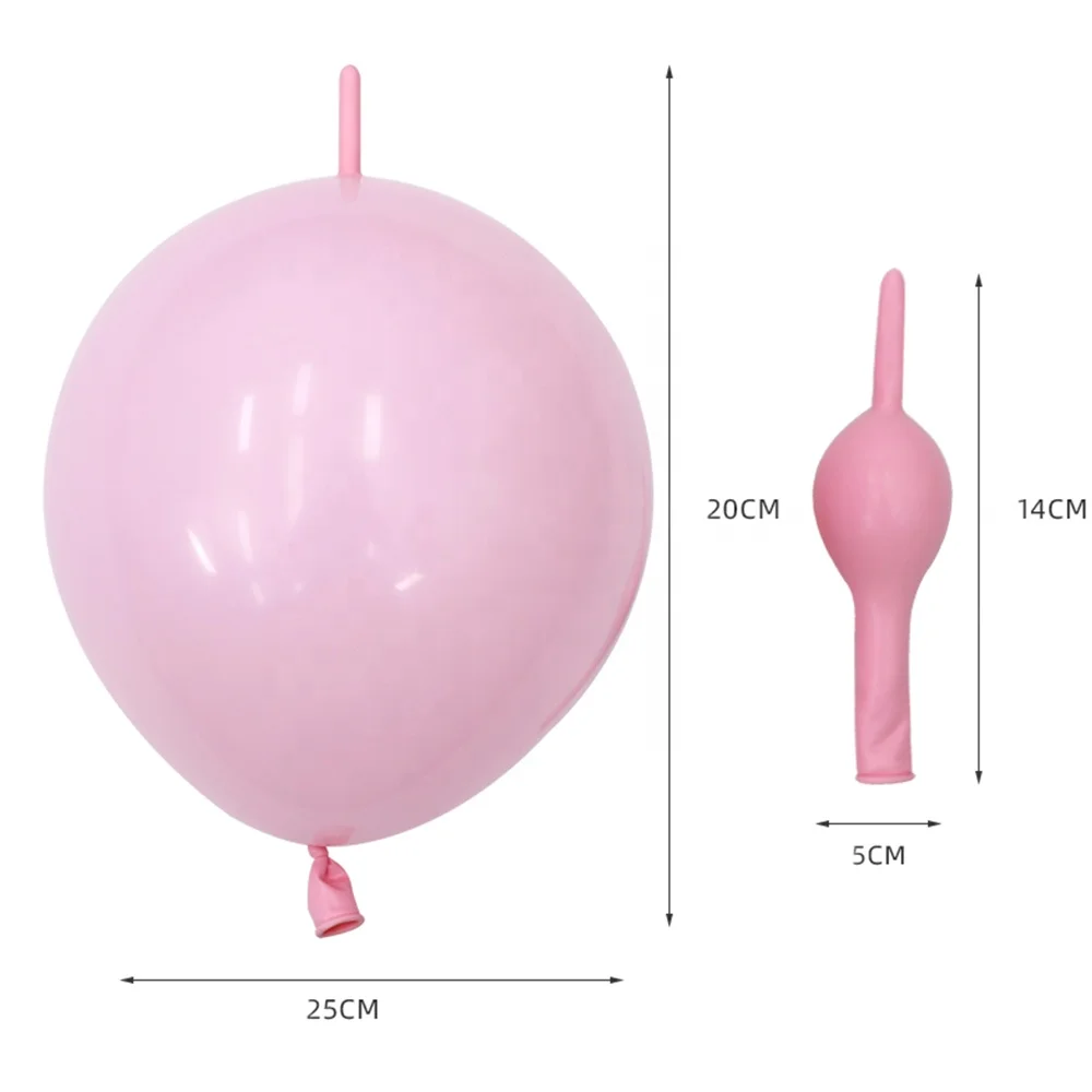 Happy Birthday Bulk Round globos Latex Ballon Quick Link Balloon