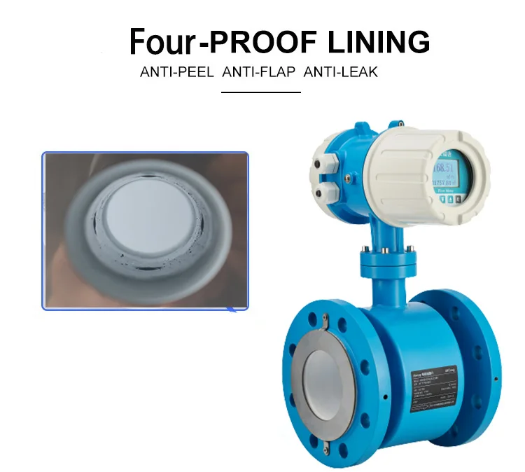 DN400 Electro Magnetic Flowmeter/electromagnetic Flow Meter /sanitary Type Electro Magnetic Flowmeter Electromagnetic Flowmeter