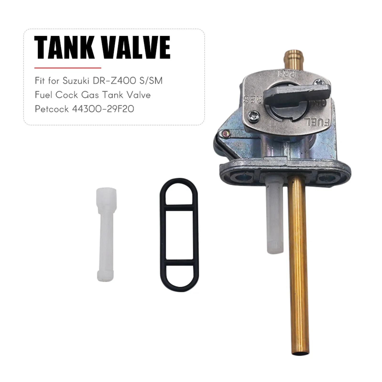 Fit for Suzuki DR-Z400 S/SM Fuel Cock Gas Tank Valve Petcock 44300-29F20
