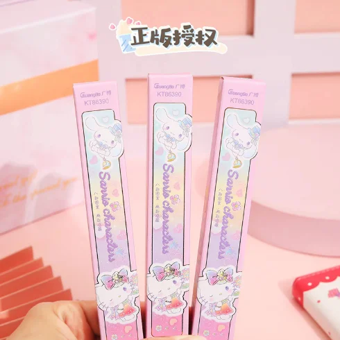 Sanrio нейтральная ручка Слепая Коробка высокого уровня милая девушка сердце черная 0 5