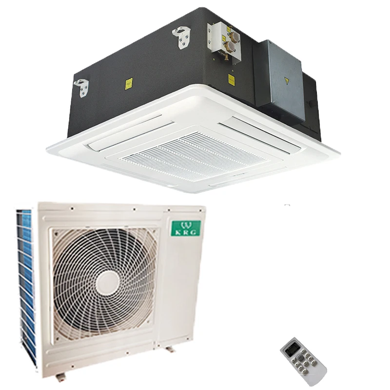 1.5 ton central air conditioner 2 hp  ceiling cassette factory customize CE large room high quality good price 4 way cassette