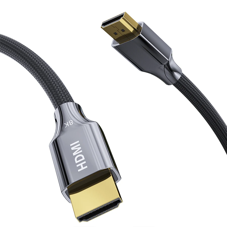 
Ultra High Speed 3D 8K@60Hz 4K@120Hz 48Gbps 4320P HDMI to HDMI Extension Cable 1.5m Gold HDMI Cable 