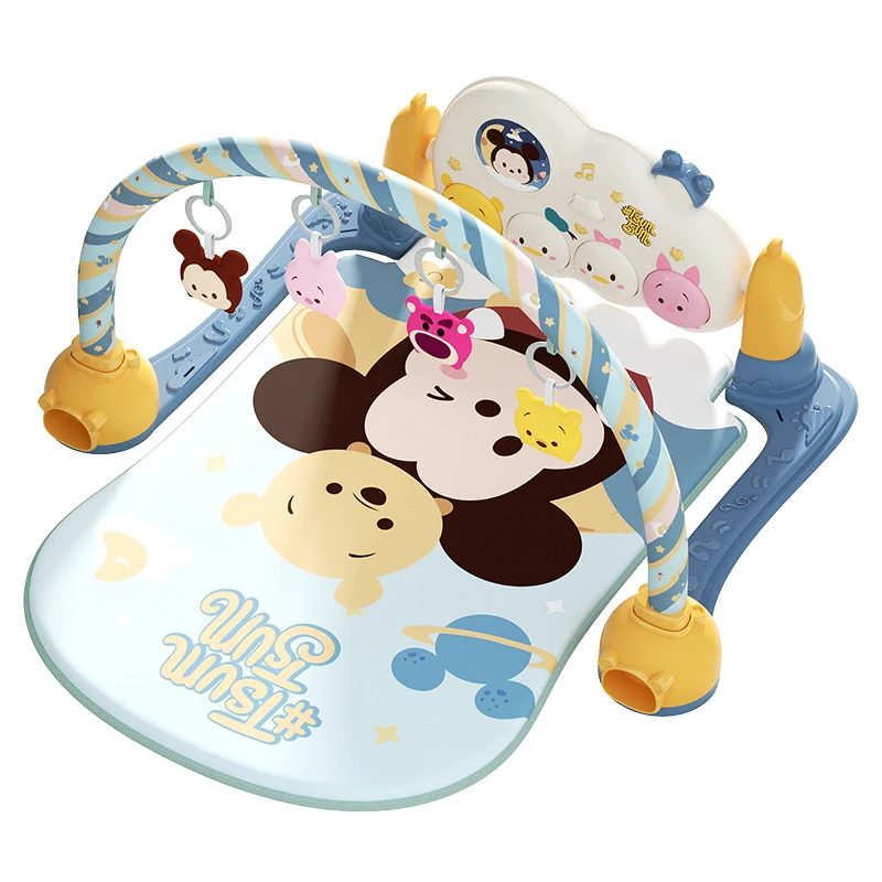 Новинка, модная От 0 до 3 лет подушка для детской педали, Толстая Подушка, коврик для детской игры, пианино, тренажерный зал, складной коврик для музыкальных игр