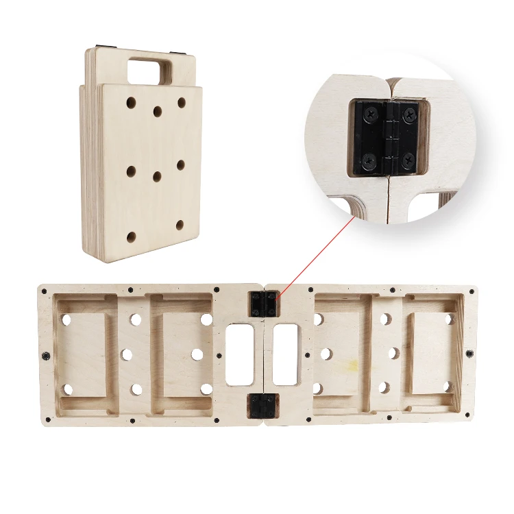 New design gym home wood push up board fitness push-up bars